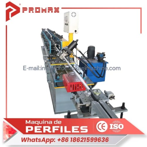 Máquina de rodillos para rieles de yeso de quilla T