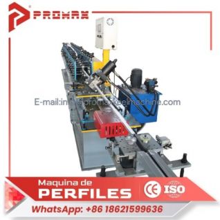Máquina de rodillos para rieles de yeso de quilla T